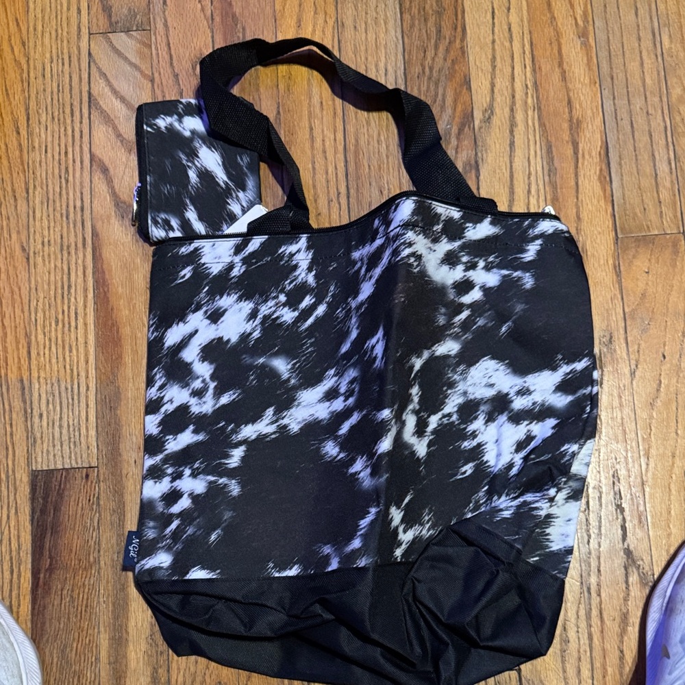 Stylish Black and White Tote Bag